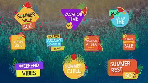 Fresh Summer Sale and Vacation Titles Pack