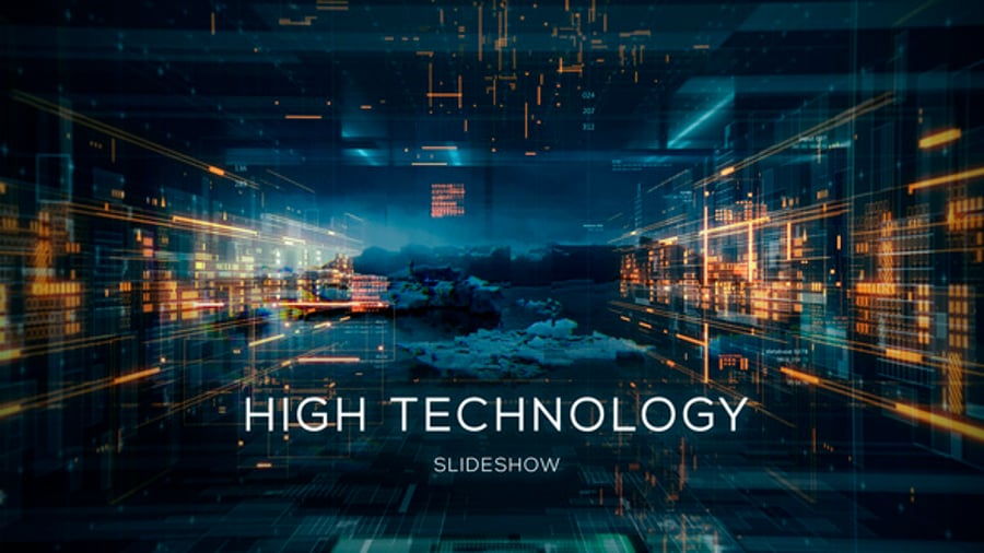 Dynamic Digital Technology Presentation Slideshow Opener, Openers ft ...
