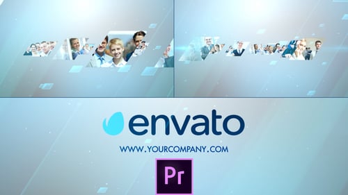 Stylish Glossy Slider Logo - Premiere Pro