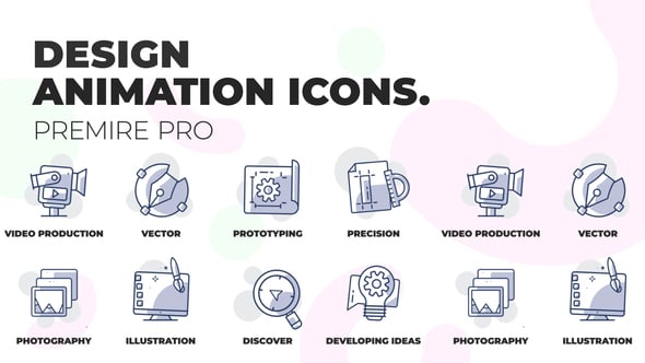 Design and development - Animation Icons (MOGRT), Elements ft. adaptive ...