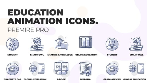 Education - Animation Icons (MOGRT)