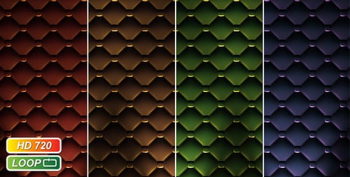 Modern Quilted Background with Shifting Colors and Light