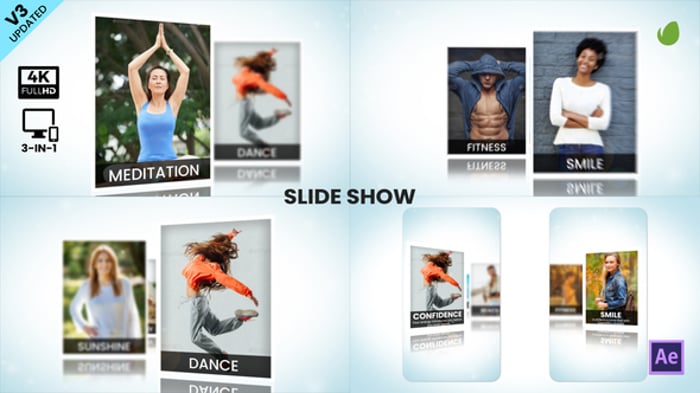 Slide Show Editable Video Templates - Envato