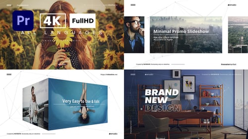 Minimal Promo Slideshows Pack. Vol1 | Premiere Pro