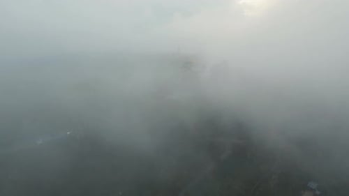 Road Mountains Fog