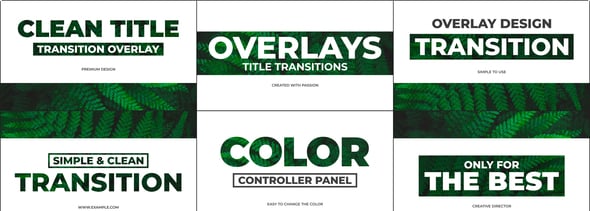After Effects Overlays: Top 20 After Effects Overlay Preset Packs to ...