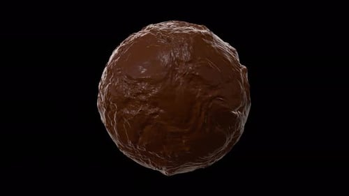 Flowing Chocolate Liquid Ball