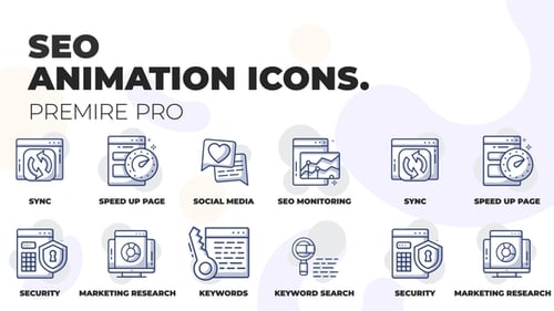 Seo & Development - Animation Icons (MOGRT)