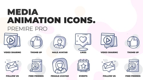 Animated Social Media Icons Pack for Digital Engagement