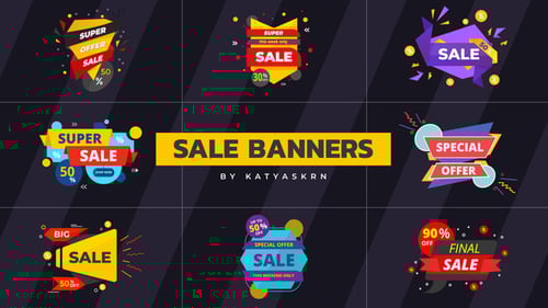 Sale Banners - Premiere Pro