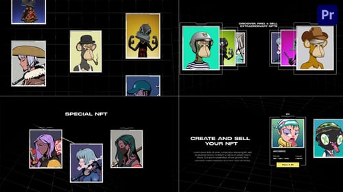 NFT Collection Promo Mogrt