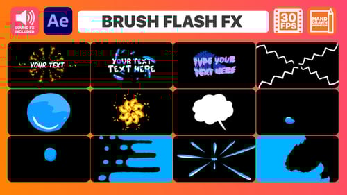 Flash FX für After Effects bürsten
