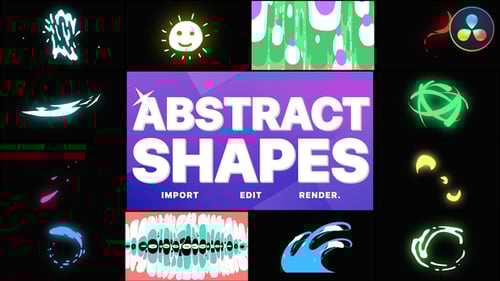 Abstract Liquid Shapes | DaVinci Resolve