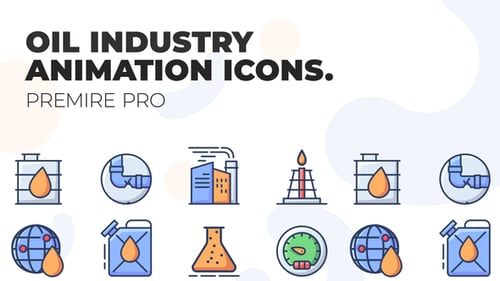 Oil industry - MOGRT UI Icons