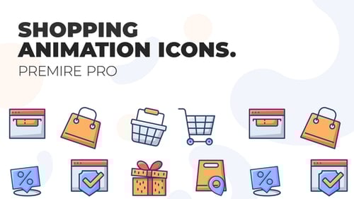 Animated E-commerce Shopping Icons Pack