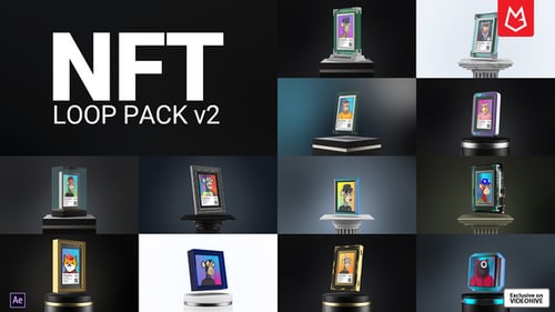 NFT Loop Mockup Pack v2