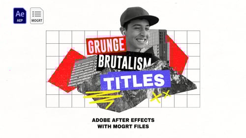 Grunge Brutalism Titles