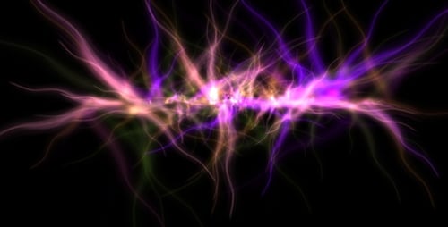 Fluid Light Energy Reveal Transition