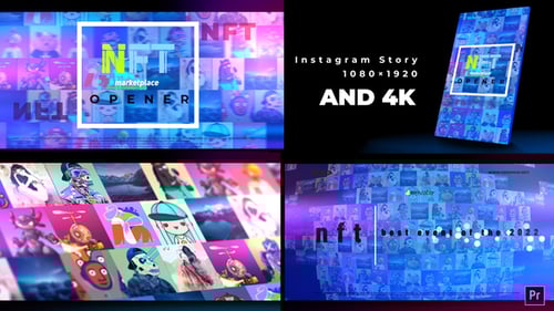 Dynamic Glitch Opener for Digital Content Showcase