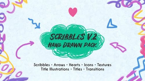 Scribbles v.2. Hand Drawn Pack