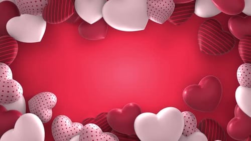 Pop Heart Valentine Backgorund