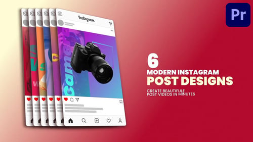 Promoción de productos Instagram Mogrt 120