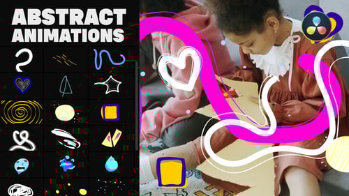 Dynamic Abstract Doodle Motion Graphics Pack