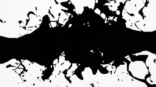 Dynamic Ink Splatter Transition with Alpha Channel