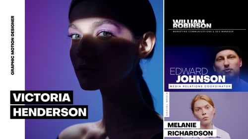 Clean Professional Dynamic Lower Thirds for Video Titles