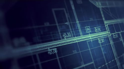 Blueprint für Wohngebäude