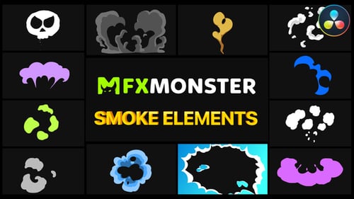 Cartoon Smoke | DaVinci Resolve