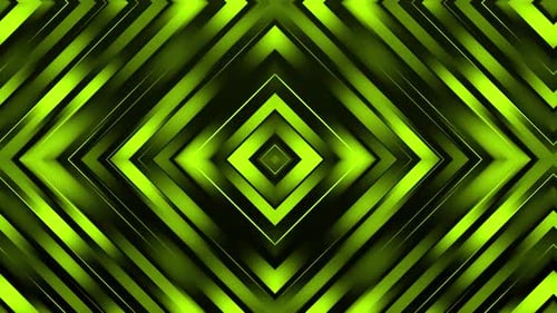 Abstract Green Color Square Pattern 4K
