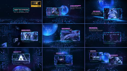 Digital Tech Integrated Slideshow 4K