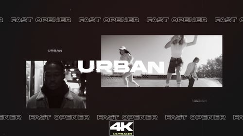 Dynamic Glitch Text Intro Opener