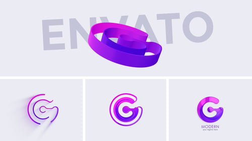 3D Modern & Minimal Logo