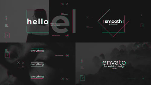 Black White Intro Design