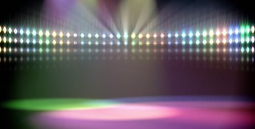 Disko leuchtet in Schleife