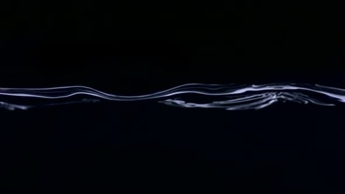 Abstract Water Waves on a Dark Background