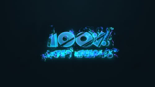 Energetic Electric Logo and Text Reveal with Neon Glow