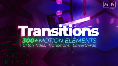 Dynamic Glitch Text Reveals and Modern Graphic Transitions