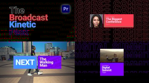 Broadcast Kinetic Pack for Premiere Pro