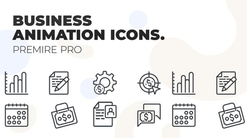 Business & Products - MOGRT UI Icons