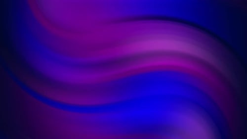 Abstract Fluid Waves Loop Background in Purple and Blue