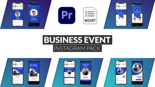 Modern Corporate Event Promotion Kit for Instagram