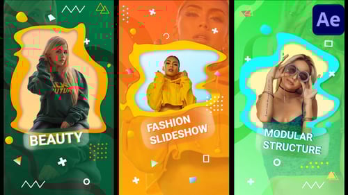 Dynamic Fluid Slideshow for Social Media Stories