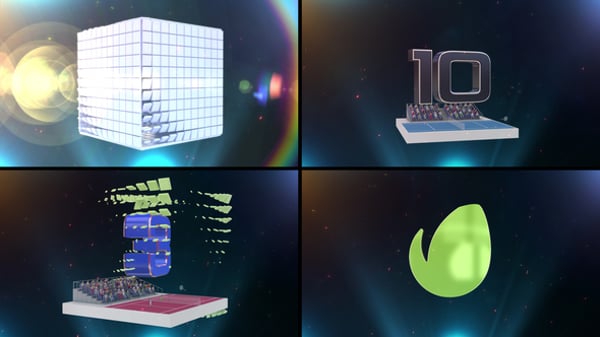 Sport Pack Logo Intro, Logo Stings ft. ball & court - Envato