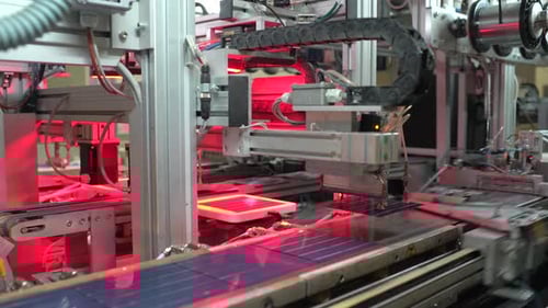 Automatisation dans la ligne industrielle