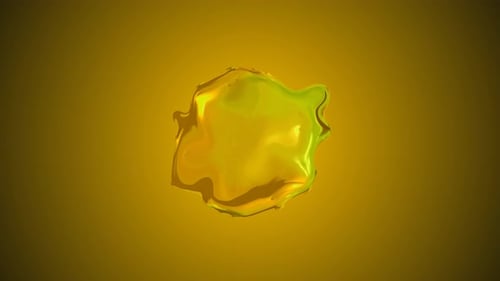 Animation abstraite 3D liquide brillant 4k