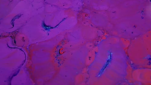 Dreamy Purple and Red Swirl Abstract Background
