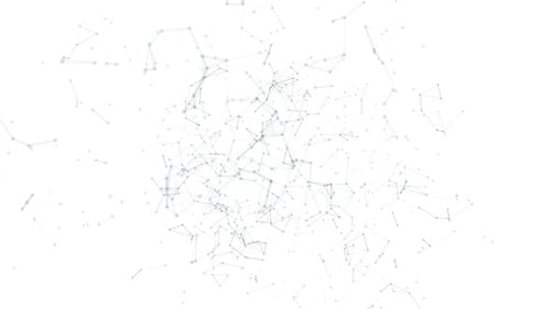 Abstract Network of Connecting Dots and Lines Seamless Loop